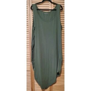 Universal Standard Long Tank Dress Geneva Green Maxi Relaxed Large